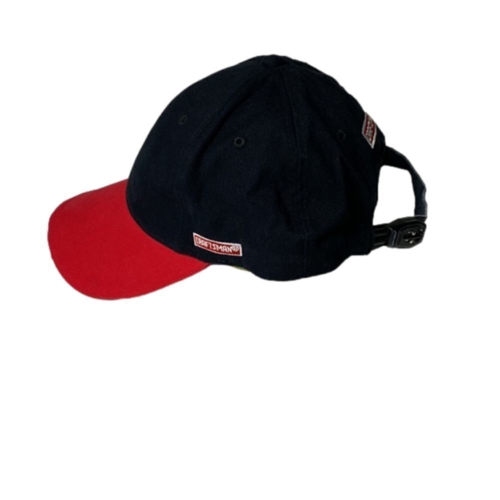 Craftsman Lighted Adjustable Hat 4 Lights 2 Red 2 White/Blue Switch in Back - Picture 2 of 14